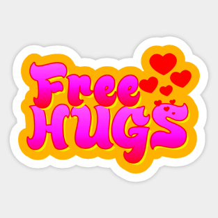 Free Hugs Sticker